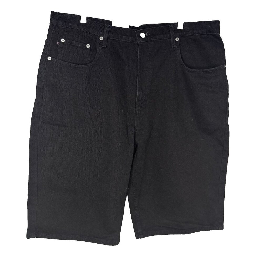 Ralph Lauren Polo Jeans Black Shorts Men's Size 40 x 12 New Embroidered Logo Y2K